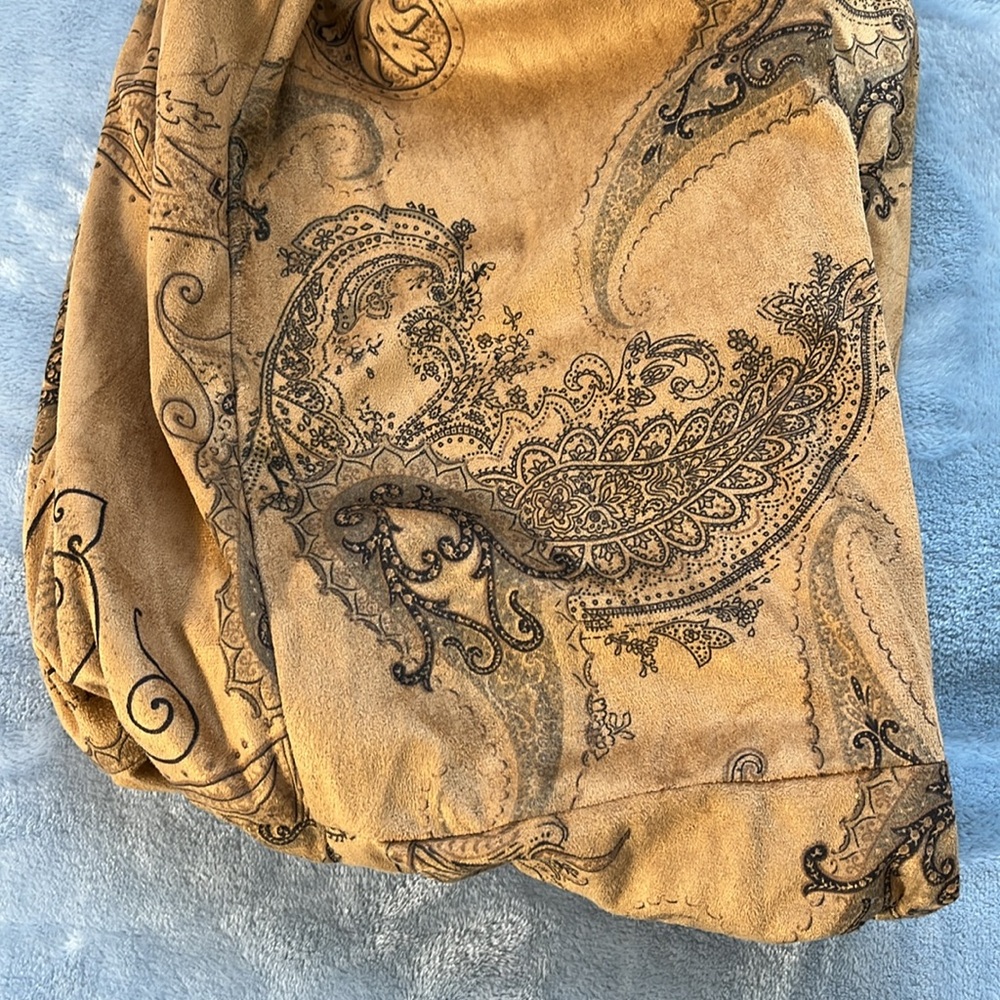Women's Elegant Tan Infinity Scarf - Picture 2 of 2